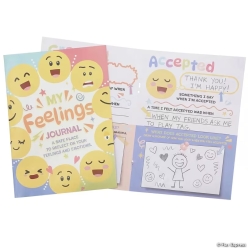 My Feelings Affirmation Prompt Journals-24Pk