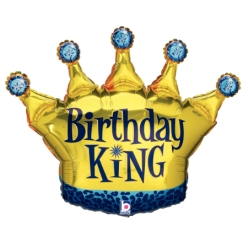 Birthday King Foil Balloon