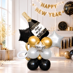 New Years Champange Balloon Column Kit