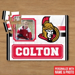 Personalized 30pc NHL Senators Puzzle w/ Name & Photo
