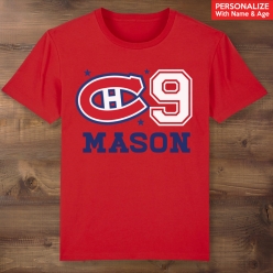 Montreal Canadiens Personalized Red T-shirt