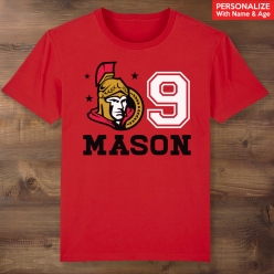 Ottawa Senators Personalized Red T-shirt