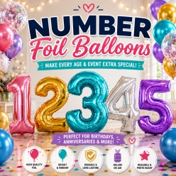 Number Foil Balloons