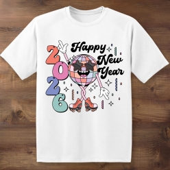 Retro Disco Happy New Years Shirt