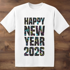 New Year Splatter 2026 T-shirt- All Sizes