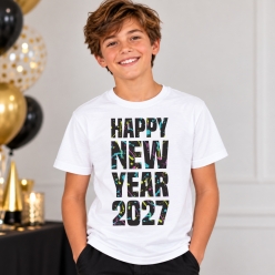 New Year Splatter 2027 T-shirt- All Sizes