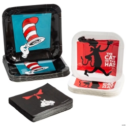 Cat in the Hat Tableware Set for 24 Guests