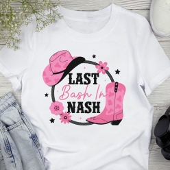 Last Bash in Nash Bachelorette T-shirt