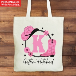 Gettin' Hitched Monogram Personalized 13