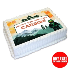 Ninjago Personalizable Edible Icing