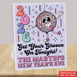 New Years Retro Disco Personalized Party 14