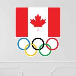 Canada Flag Olympic Rings Vinyl 12