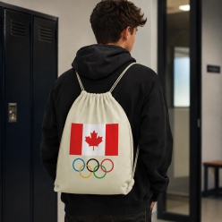 Olympics Canada Drawstring Backpack