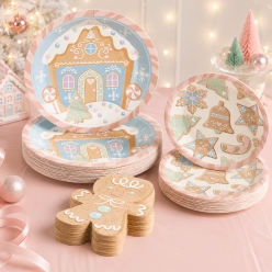 Once Upon a Gingerbread Christmas Party Pack for 8