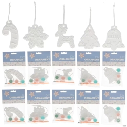 Once Upon a Snowflake Ornament Craft Kits-10Pk
