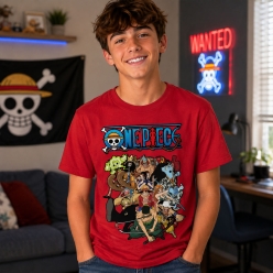 One Piece Red T-Shirt