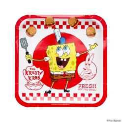 SpongeBob SquarePants Paper Dinner Plates-8Pk