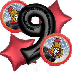 Ottawa Senators Age 9 Balloon Bouquet