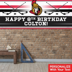 Ottawa Senators PERSONALIZED Giant Vinyl Keepsake Banner