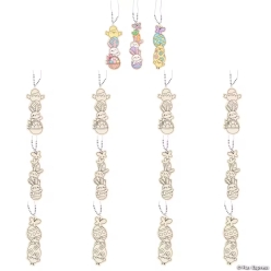 CYO Easter Beaded Wood Bookmark Craft Kit-12Pk