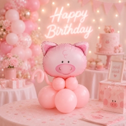 Piggy Airfill Mini Balloon Column Kit - 13pc
