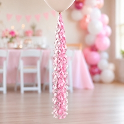 Pink & White Tissue Balloon Tail