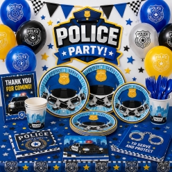 Police Birthday Party Supplies