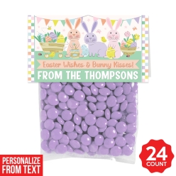 30% OFF: Pastel Easter Personalizable Treat Bags & Tags 24pk