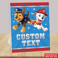 Paw Patrol Custom Text 14