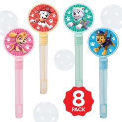 *Paw Patrol Girl Bubble Bottles w/Wands - 8 PACK