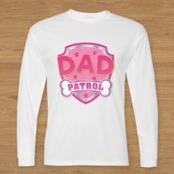 Paw Patrol Pink Dad Patrol Long Sleeve Shirt