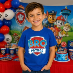 Bro Patrol Blue T-shirt- Choose Size