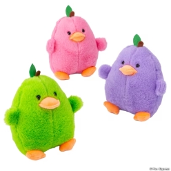 Chicken Pear-Shaped Plush Characters-3Pk