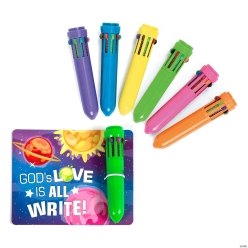 Outer Space VBS Shuttle Pens with Card for 12