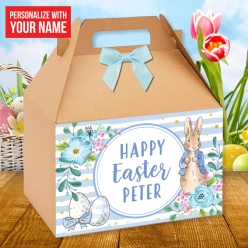 60% OFF:PERSONALIZED Blue Peter Rabbit Kraft Gable Box