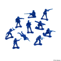 Plastic Bulk Blue Army Men - 144Pk