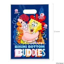 SpongeBob Large Loot Bags with Handles - 12 PK