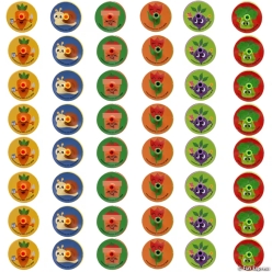 Garden Gang Plastic Spin Top Toys Assortment-144Pk