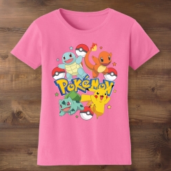 Pokemon Pink T-shirt