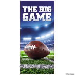 The Big Game Football-Themed Polyester Door Cover