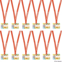 Rainforest VBS Lanyards with Badges - 12Pk