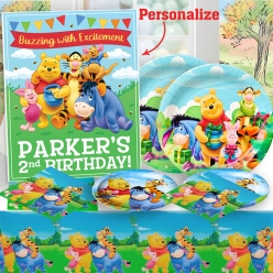 *Winnie the Pooh PERSONALIZED PARTY PACK FOR 10
