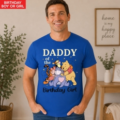 Daddy Classic Winnie The Pooh Blue T-shirt