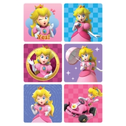 Princess Peach Vinyl Decals - Sheet