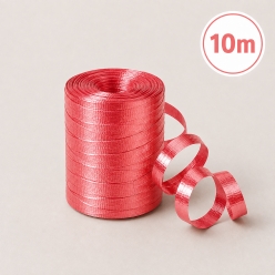 Red Ribbed Curling Ribbon - 10M