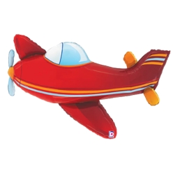 Red Vintage Airplane 37