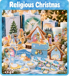 Religious Christmas Decor Toys favors candy crafts