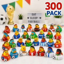 BULK World Cup Soccer Duckies - 300 PACK