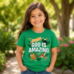 Rainforest God Is Amazing VBS Green Shirt- ALL SIZES