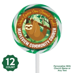 Rainforest VBS PERSONALIZED Lollipops - 12 Pk